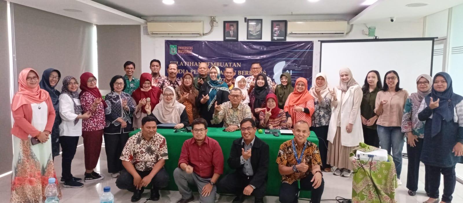 Read more about the article Pelatihan pembuatan media pembelajaran berbasis AI