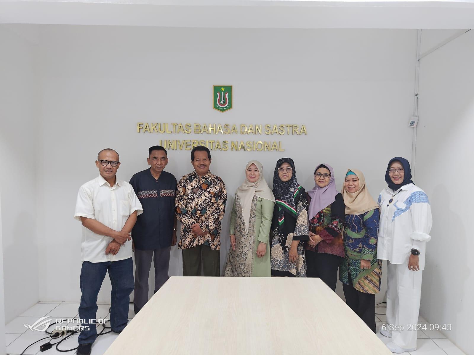 You are currently viewing Benchmarking Kurikulum Magister Linguistik, Fakultas Bahasa dan Sastra (FBS) Universitas Nasional bersama Ibu Dr. Filia, S.S., M.Si. dari Fakultas Ilmu Pengetahuan Budaya (FIB) Universitas Indonesia